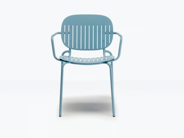 SI-SI BARCODE - Steel chair with armrests by SCAB DESIGN - view 3